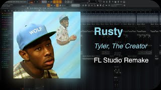 Tyler The Creator  Rusty FL Studio Remake  Project Breakdown [upl. by Philps190]