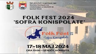 Grupi Polifonik SarandaKengë për ÇamerinëFolk Fest 2024 quotSofra Konispolatequot [upl. by Morten]