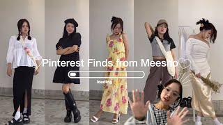 I found Pinterest Tops Dresses bottoms All from Meesho⚡️✨Honest ReviewsAll under budget💸 [upl. by Matteo]