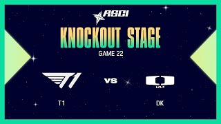 T1 vs DK  녹아웃스테이지 Day10  0920  2024 아시아 스타 챌린저스 인비테이셔널 [upl. by Yaresed]