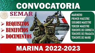 Convocatoria MARINA Armada de México 2024 Requisitos y Documentación [upl. by Marden]