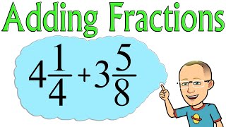 How to Add Mixed Numbers with Unlike Denominators [upl. by Lananna]