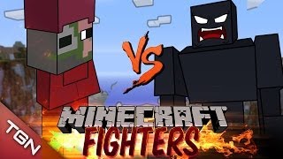 LYCHE VS KING BABOOM MINECRAFT FIGHTERS  Arena Battle [upl. by Ahtnicaj]