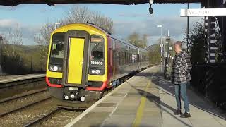 Castle Cary Station 211222 [upl. by Annerb681]