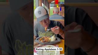 Rating Applebees 110  Best food I’ve ever tasted applebeesshrimpchickenjplshortsfypfood [upl. by Oicor]