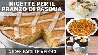 RICETTE DI PASQUA 4 IDEE FACILI E VELOCI [upl. by Walther]