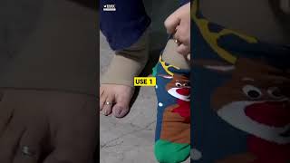 Socks के 2 अनोखे इस्तेमाल  Old Socks Reuse Ideas ytshorts socks [upl. by Janessa]