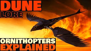 Ornithopters Explained  Dune Lore [upl. by Hanyaz]