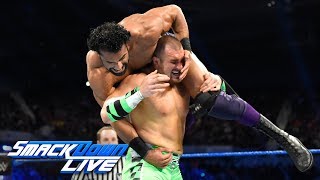 Mojo Rawley vs Jinder Mahal SmackDown LIVE April 11 2017 [upl. by Warms]