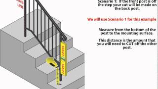 How To Install a DIY Handrail  Do It Yourself Handrail [upl. by Christyna]