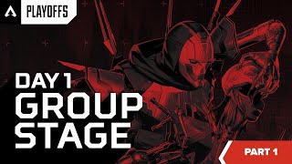 ALGS Year 4 Split 2 Playoffs  Day 1 Group Stage Part One  Apex Legends [upl. by Zalucki96]