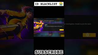 Freefire Constains Suspicious black list id 😭😭unban idblacklist idfreefire shorts [upl. by Jarrell982]