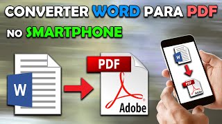 Como converter arquivo Word para PDF no Celular [upl. by Arnaldo915]