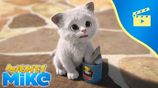 Mighty Mike 🐶 White Cat 😻 Episode 161  Full Episode  Cartoon Animation for Kids [upl. by Dnalhsa]