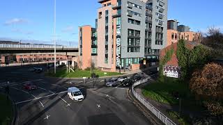 Nikon Z6 4K 30fps Handheld Sheffield Traffic [upl. by Leihcar]