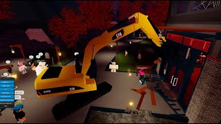 Roblox Exploiting  Bulldozing Cafes [upl. by Bravar389]