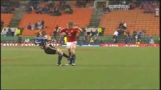 Massive rugby hit Lions rugby 2009 [upl. by Haleehs]