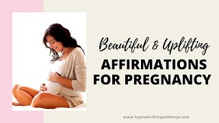 PREGNANCY AFFIRMATIONS MEDITATION BEAUTIFUL amp UPLIFTING POSITIVE AFFIRMATIONS FOR PREGNANCY [upl. by Atinaujnas]