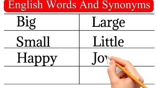 Learn Synonyms for 50 Common English Words in 2024 [upl. by Gustavus]