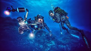 Tauchgang auf 26m Tiefe Rochen  Unterwasserhöhle gefunden [upl. by Rafaello]