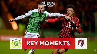 Yeovil Town v AFC Bournemouth  Key Moments  Third Round  Emirates FA Cup 202122 [upl. by Claudianus]