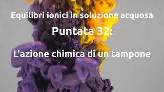 Equilibri ionici 32 Lazione chimica di un tampone ⚗️👨‍🔬 [upl. by Arlin]