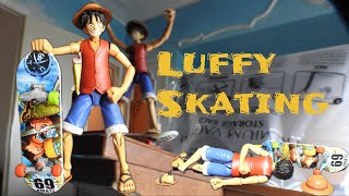 Luffy Shredding While Ocean Man Playes [upl. by Enovi140]