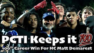 Passaic Tech 14 Ridgewood 0  Week 4 Highlights  Coach Demarest Wins 100th Career Game [upl. by Corabel]