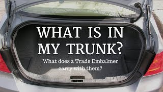 What is in a traveling trade embalmers trunk Lets take a peek [upl. by Lyndon]