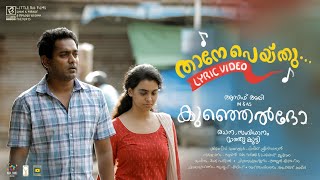 Thane Peythu Lyric Video Song  Kunjeldho Asif Ali RJ Mathukkutty  Shaan Rahman Little Big Films [upl. by Sue]