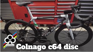 Colnago C64 disc custom painted Lightweight SRM dream build [upl. by Mellisa]