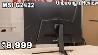 Best Gaming Monitor Ever  MSI G2422 238 inches 1080P 170hz gaming monitor 🔥🔥 Unboxing  Review [upl. by Ymled829]