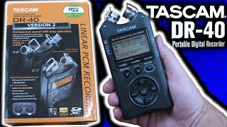 Recording Studio On the Go The Tascam DR40 Portable Digital Recorder [upl. by Edin]