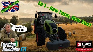 THE ADVENTURE BEGINS  Calmsden Farm  Farming Simulator 22  Episode 1 [upl. by Annaes]