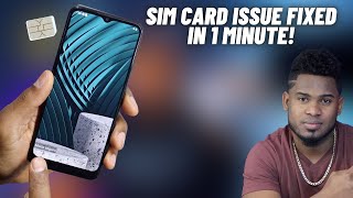 How To FIX No Sim Card Inserted On ANY Samsung 2022 [upl. by Rothenberg743]