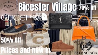 BICESTER VILLAGE Designer Outlet Prices and New in Prada Gucci YSL Burberry  Becca and Soph [upl. by Ruhtua]