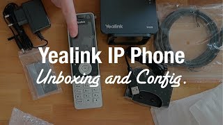 Yealink W60P Cordless DECT IP Phone Unboxing and Setup [upl. by Besse]