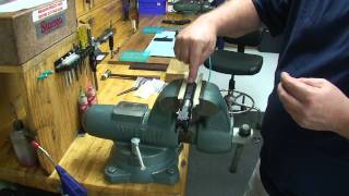 Installing Dovetail Front Sights with Dave Dawson [upl. by Atinuaj]