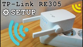 TPLink RE305 WiFi Extender • Unboxing installation configuration and test [upl. by Suiratnod]