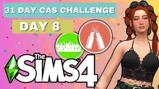 DAY 8 What kind of festival is this  31 Day CAS Challenge  The Sims 4 [upl. by Tobe]