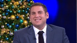 Jonah Hill Interview 2013 Oscar Buzz Surrounds Actor and The Wolf of Wall Street [upl. by Sammie]