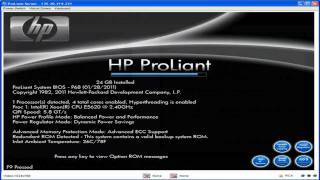 Setting up the iLO3 Interface on the HP DL360 G7 Server [upl. by Irej]