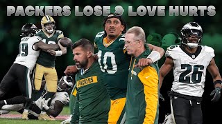 Packers Lose to Eagles amp Jordan Love Injured [upl. by Amliv166]