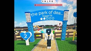 Making my waterpark on water park world Roblox ￼ [upl. by Lipps]