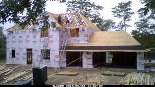 Time Lapse Home Construction 156 days of construction in 1275 minutes [upl. by Weinert]