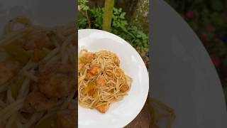 Spaghetti 🍝 🍤 spaghetti spaghettirecipe spageti foryou foryourpage recipe srilanka [upl. by Varipapa204]