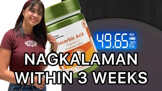 3 WEEKS REVIEW ASCORBIC ACID BY SIMPLEE SUPPLEMENTS NAGKALAMAN DAHIL DITO [upl. by Camellia]