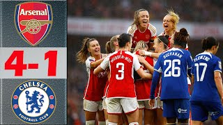 Arsenal vs Chelsea Highlights  Women’s Super League 2324 [upl. by Amathiste832]