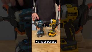 Makita XDT19 vs Dewalt DCF850 makita dewalt [upl. by Dloraj192]