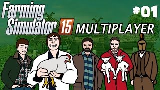 Farming Simulator 2015 Multiplayer Gameplay Part One [upl. by Geffner]